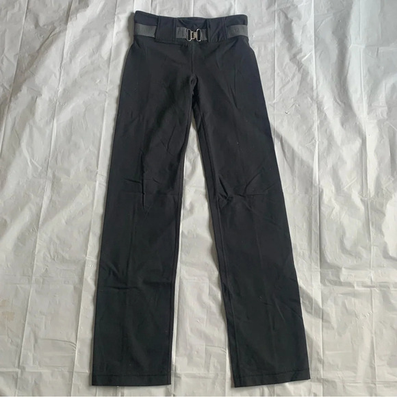 Lululemon black pants  woman’s size 4 with removable belt - Picture 5 of 10